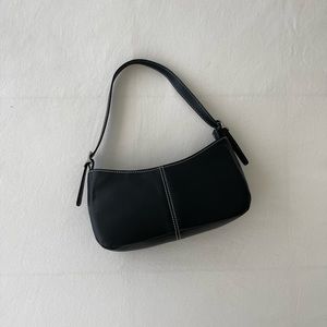 90s Black Shoulder Bag